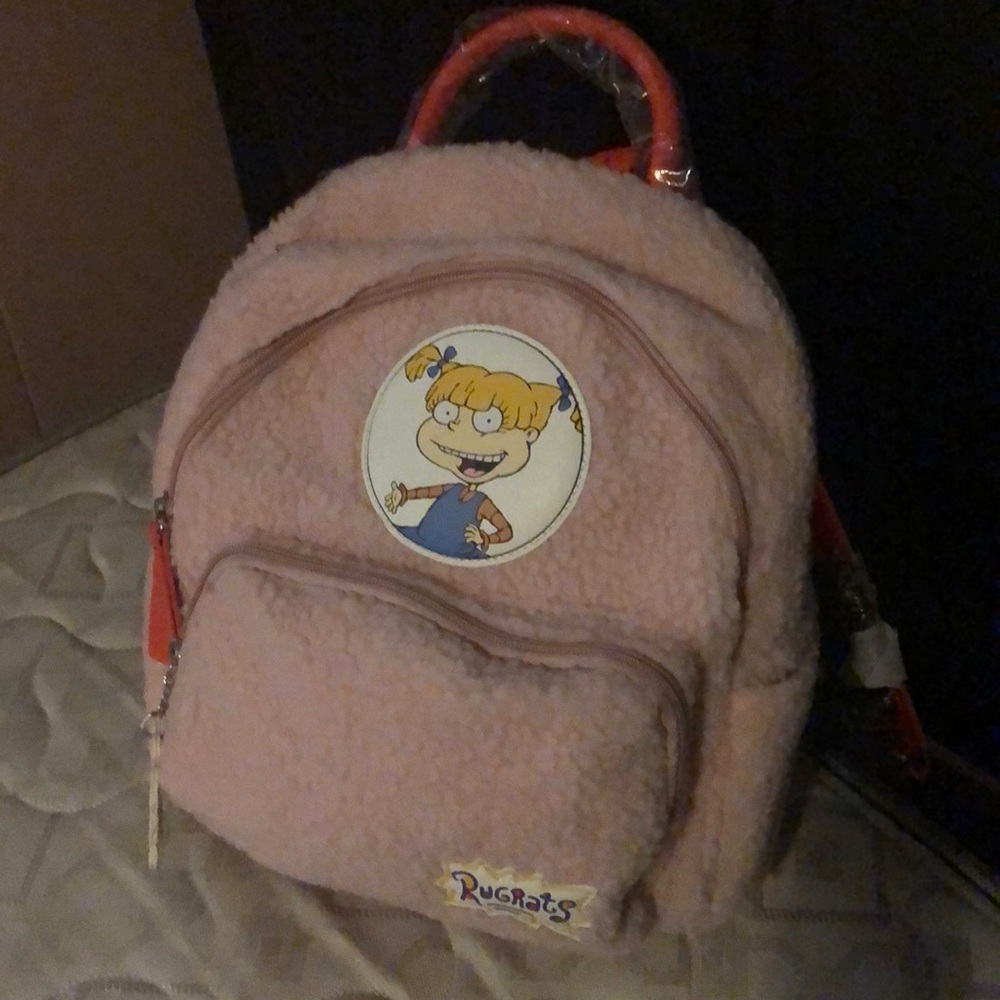 Angelica mini Sherpa backpack